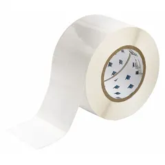 Tamper-indicating precut label rolls designed to leave a visible 'VOID' message upon removal, indicating unauthorized access. Each label measures 2 in x 3 in with a white gloss finish, supplied on a 2 in core with 1,000 labels per roll. Suitable for securing industrial equipment, enclosures, and assets to detect tampering or theft.