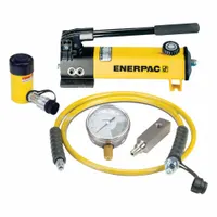 ENERPAC Cylinder and Hand Pump Set: 5 ton Cylinder Nominal Capacity, 5 in Cylinder Stroke, RC55 (MPN SCR55H)