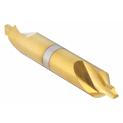 KEO Center Drill: Plain Type, #1, 60°, 1 1/4 in Overall Lg - Plain-Tip Center Drills