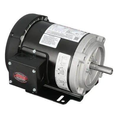 LEESON General Purpose Motors: C-Face/Universal Mount, Totally Enclosed Fan Cooled - Leeson Flex-In-1 3-Phase General Purpose AC Motors