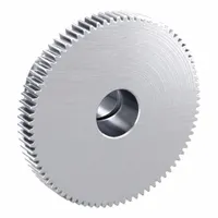 F-Loc Spur Gear: Module m 0.5, 80 Teeth, 10 mm Bore Dia, Stainless Steel, 20° Pressure Angle (MPN SUSF0.5-80)