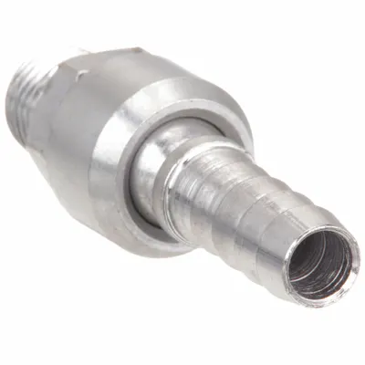 SPEEDAIRE Swivel Connector: Steel, Chrome-Plated Ml08 Steel, 1/4 in Male NPT Inlet - Ball-Joint Swivel Air Line Fittings
