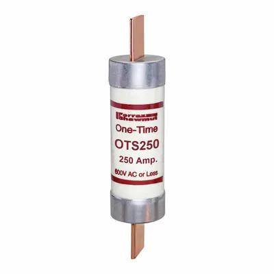 MERSEN Fuse: Class K5, OTS Series, Fast-Acting, 250 A, 600 V AC, 300 V DC - Fast-Acting Blade Fuses