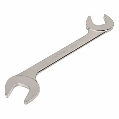 TEKTON Open End Wrench: Chromium Molybdenum Steel, Satin, 36 mm Head Size - Metric, Double End, Open End Wrenches