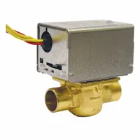 Motorized Zone Valve: 3.5 Cv Flow Rate, 2-Way, 1 in Female Sweat, Spring Return, NC, On/Off Signal (MPN V8043E1020)