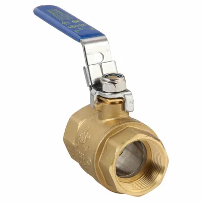 OEM Brass Ball Valve, Straight, FNPT x FNPT, Full Port, Locking Lever Handle - Brass Ball Valves
