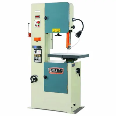 BAILEIGH INDUSTRIAL BSV-20VS-V2 Manual Vertical Metal-Cutting Band Saw - Manual Vertical Metal-Cutting Band Saws