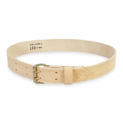 KLEIN TOOLS Modular Tool Belt: Leather, 40 in to 48 in Waist Size - Tool Belts without Pouches