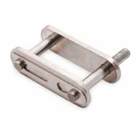 TSUBAKI Attachment Link: Attachment, Stainless Steel Conveyor Chains For Chain, D-1, C2080H, Plain (MPN C2080HASD1CL)