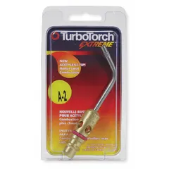 External lighter tip for brazing and soldering, producing a concentrated swirling flame. 1/8 in size with quick-connect fitting for fast attachment to G-4/PLF-A5 torches. Part of the Extreme Series.