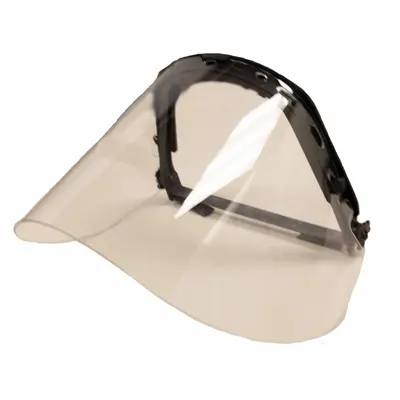 BULLARD Face Shield: Uncoated, Dielectric, Neoprene, Clear, Polycarbonate Visor Material - Bullard Face Shield Assemblies for Hard Hats