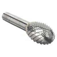 WIDIA Carbide Bur: Oval, SE-51, Double Cut, 1/4" x 3/8" Head, 1/8" Shank (MPN M41362)