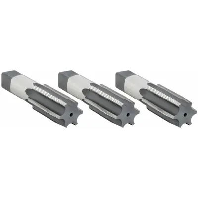 WIDIA GTD 1 1/2"-12 UNF Three-Piece Hand Tap Set, H4, 6 Flute, High Speed Steel - Three-Piece Hand Tap Sets