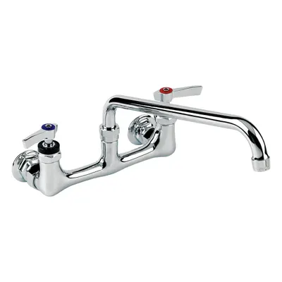 ENCORE Straight Kitchen Faucet: KL54, Brass, Centerset, Wall, 2 Mounting Holes - Centerset Kitchen Faucets
