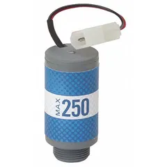 Medical oxygen sensor for 100% oxygen measurement. Response time less than 15 seconds. Operating life greater than 1,500,000% oxygen hours. Suitable for use in ventilators and anesthesia machines.