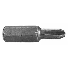APEX #2 Phillips (PH2) insert bit with hex drive and standard tip style. Made from S2 steel, impact rated for high-torque fastening. Sold in a 5-pack. Suitable for driving Phillips #2 fasteners in industrial assembly and maintenance applications.