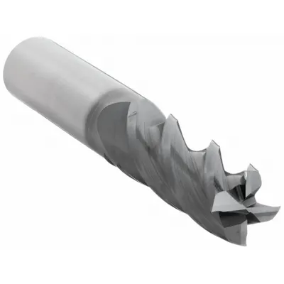 CLEVELAND Square End Mill: Carbide, TiAlN Coated, 4 Flute, 1" Mill Dia, 1-1/2" LOC - Fast-Cutting Carbide Square End Mills for Stainless Steel & Super Alloys