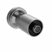 Steel straight crimp hose fitting with flange x crimp connection for -8 dash size hydraulic hoses. Features male x genderless fitting gender and 0.511"-27 thread size. Used in fluid power systems for connecting hoses to flanged ports