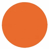 Floor Marking Tape: Circle, Solid, Orange, No Legend, 3 1/2 in, 50 mil Tape Thick, 100 PK (MPN ODOT)
