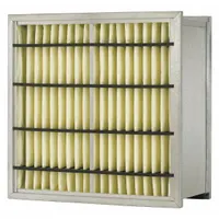 Rigid Cell Air Filter: 20 in x 24 in x 6 in, Synthetic, Single Header, MERV 14
