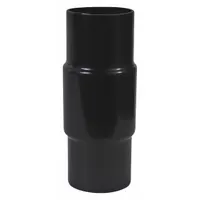 Rigid Coupling: 1 1/2 in Trade Size, Steel, PVC Coated, Black (MPN PV1500CP00)