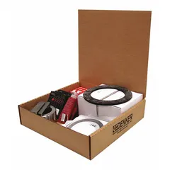 Service kit for air compressor and vacuum pump systems. Includes components DV0100D-KB4. Used for rebuilding or maintaining equipment in industrial pneumatic applications.