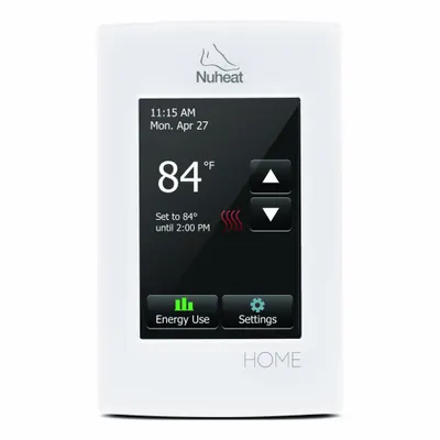NUHEAT Touch Screen Thermostat for Electric Floor Heaters - Thermostats for Electric Floor Heaters