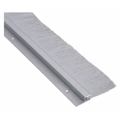 NATIONAL GUARD Metal Leaf Weatherstripping with Nylon Brush Insert