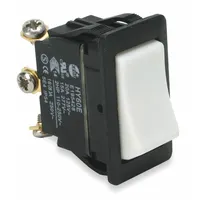 APPROVED VENDOR Rocker Switch: Series HY60, 2 Positions, SPDT, On/On, 2 hp