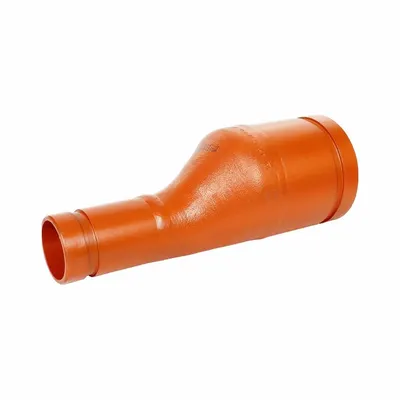 GRUVLOK Eccentric Reducer, 5 in x 3 in, 11 in Overall Length - Grooved Pipe Fittings