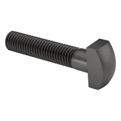 This T-head bolt is designed for use in 3/4 inch T-slots, providing secure clamping for workpieces and fixtures on machine tables. The 3/4"-10 thread and 2 3/4 inch shank length accommodate standard T-track profiles. Suitable for milling, drilling, and assembly operations. Sold in a pack of 50.