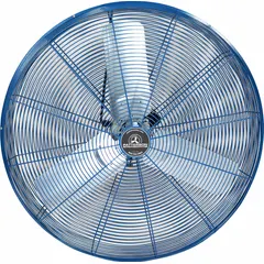 This PATTERSON floor fan features a 24-inch blade diameter and a 1/2 hp motor, providing two-speed air circulation for industrial environments. Constructed with a steel housing, it operates on 115V AC and is suitable for workshops, warehouses, and manufacturing facilities.
