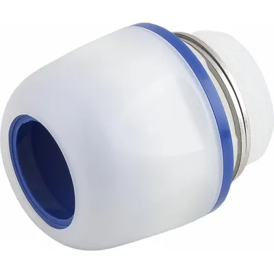 KIPP Hygienic Straight Cable Grip: Plastic, M32, 20.00 mm to 23.00 mm - Hygienic Straight Cable Grips