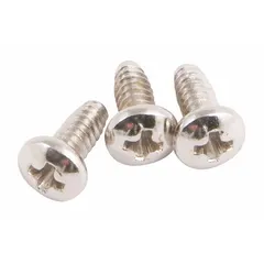 Replacement air intake screen screw for Master Appliance power tools. Secures the air intake screen to maintain proper airflow and prevent debris entry. Compatible with models 1UNH7, 1YML7, 3KH80, 5PYP1, and 5PYP2. Sold as a 3-pack.