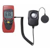 AMPROBE Light Meter: Carrying Case/Protective Sensor Cover, ±3%/±6% Light Level Accuracy, LCD, LED (MPN LM-200LED)