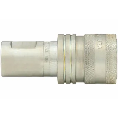 SAFEWAY HYDRAULICS Hydraulic Quick Connect Hose Coupling: 1/2 in Coupling Size, Steel, Female - S70 Series Hydraulic Quick-Connect Coupling Bodies