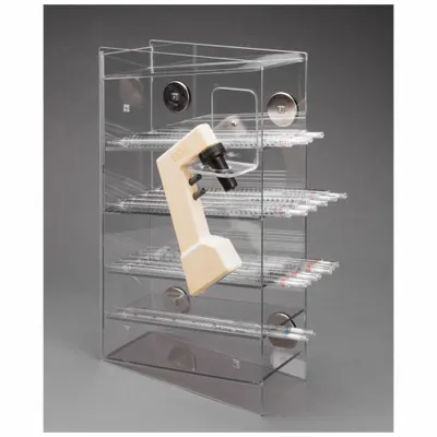 POLTEX Serological Pipette Holder: 4 7/8 in Overall Wd, 18 3/4 in Overall Ht - Pipette Holders