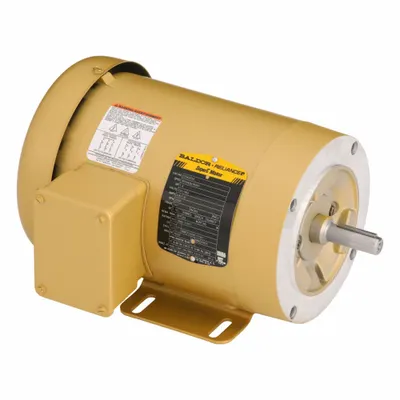 BALDOR General Purpose Motor: C-Face/Rigid Base Mount, Totally Enclosed Fan Cooled - C-Face with Rigid Base 3-Phase General Purpose AC Motors