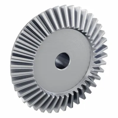 KHK GEARS Bevel Gear: Straight, Gear Ratio 2, Module m 2.5, 40 Teeth, Stainless Steel - Straight Teeth Metric Bevel Gears & Pinions
