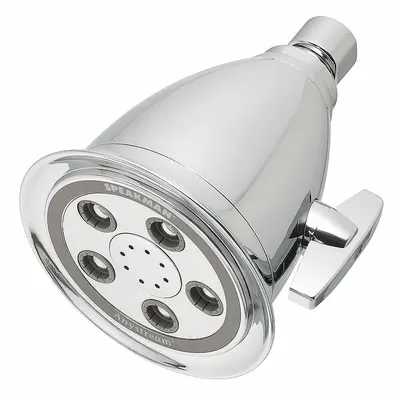 SPEAKMAN Fixed Showerhead: Hotel S-2005-HB, 2.5 gpm Fixed Showerhead Flow Rate, Brass/Plastic - Multi-Pattern Fixed Showerheads