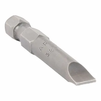 APEX Power Bit: Power Bit, Slotted Head, Imperial, 5F-6R Bit Industry Size, Std - Impact Bits