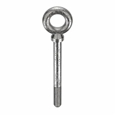 KEN FORGING Machinery Eye Bolt: With Shoulder, 18-8, Stainless Steel, Plain, 4 in Thread Lg - Machinery Eye Bolts with Shoulder