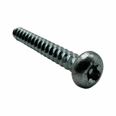HADRIAN Screw Pan: Stainless Steel, Stainless Steel, 14 in Overall Ht - Replacement Fasteners for Bathroom Partitions