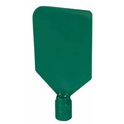 VIKAN Paddle Scraper: 8 3/4 in Overall Lg, 1 1/4 in Blade Lg - Polypropylene Hygienic Stiff Paddle Scrapers