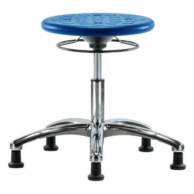 OEM Stool: Polyurethane, Ht Range 16 1/4 in to 21 1/2 in, 13 in Seat Wd, 13 in Seat Dp - Polyurethane Lab Stools