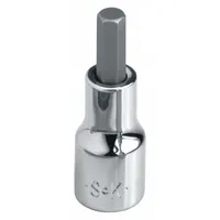 SK PROFESSIONAL TOOLS Socket: 3/8 in Drive Size, Hex Tip, 5/16 in Tip Size, 2 in Overall Lg, SAE (MPN 41211)