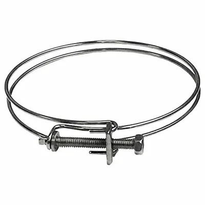 JET Wood Dust Collector Wire Hose Clamp: 4 in Dia (MPN JW1317) - Hose Clamps for Wood Dust Collectors