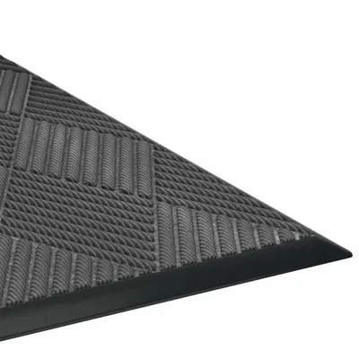 CONDOR Entrance Runner: Diamond, Indoor, Heavy, 4 ft x 10 ft, 3/8 in Thick, Polypropylene - Diamond Scraper-Dryer Mats