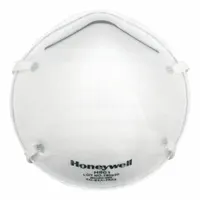 Disposable Respirator: Dual, Non-Adj, Metal Nose Clip, Comfort, White, Universal Mask Size, 20 PK (MPN DC100H801N95)