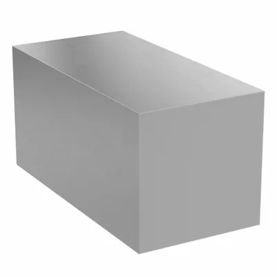 OEM Alloy Steel Square Bar: 2 in Thick, 0 in/-0.006 in, 2 in x 6 in Nominal Size (WxL) - High-Strength 4140 Alloy Steel Flat Bars